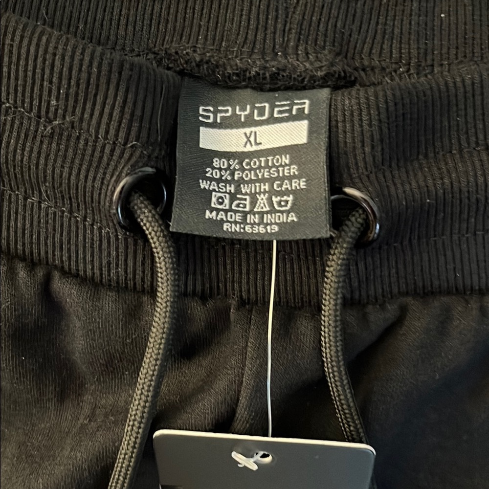 Spyder Black Jogger Sweatpants with Elastic Waistband - Picture 3 of 10